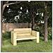 Panchina da Giardino 139 cm in Legno di Pino Impregnato - Foto miniatura 1