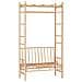 Panca da Giardino con Pergola 116 cm in Bambù - Foto miniatura 2