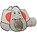 Tenda Gioco Bambini Elefante Grigio 250 Palline 174x86x101 Cm - Foto miniatura 6