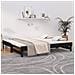 Dormeuse Estraibile Nera 2x (100x200) Cm Legno Massello Di Pino - Foto miniatura 1
