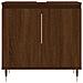 Armadietto Bagno Rovere Marrone 58x33x60cm In Legno Multistrato - Foto miniatura 2