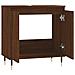 Armadietto Bagno Rovere Marrone 58x33x60cm In Legno Multistrato - Foto miniatura 5