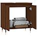 Armadietto Bagno Rovere Marrone 58x33x60cm In Legno Multistrato - Foto miniatura 9