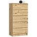 Cassettiera K60, 5 cassetti, 60x40x121 cm, Colore Quercia Artisan - Foto miniatura 1