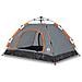 Tenda Campeggio 2 Persone Grigio e Arancione a Rilascio Rapido - Foto miniatura 1