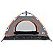 Tenda Campeggio 2 Persone Grigio e Arancione a Rilascio Rapido - Foto miniatura 6