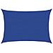 Vela Parasole 160 G /m Rettangolare Blu 3x5 M In Hdpe - Foto miniatura 1