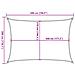 Vela Parasole 160 G /m Rettangolare Blu 3x5 M In Hdpe - Foto miniatura 5