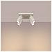Lampada Da Soffitto Karbon 4 Beige Sl. 1602 - Minimalista Lampada Da Soffitto Beige 16.5x25x25 Cm - Foto miniatura 5