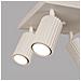 Lampada Da Soffitto Karbon 4 Beige Sl. 1602 - Minimalista Lampada Da Soffitto Beige 16.5x25x25 Cm - Foto miniatura 7