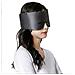 Maschera Da Sonno In Seta Di Gelso 100% Per Donna Uomo, Maschera Per Occhi In Seta Per Dormire Darkgrey - Foto miniatura 1