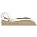 Lettino Prendisole con Cuscini Beige 114x205x73 cm Polyrattan - Foto miniatura 7
