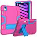 Custodia Per Ipad Mini 6 8.3"" Con Supporto E Alloggiamento Per Stilo Rosa - Foto miniatura 1