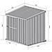 Box In Acciaio Zincato Casetta Da Giardino In Lamiera 1.55 X 1.75 M X H2.02 M - 60 Kg - 2.71 Metri Quadri - Verde - Foto miniatura 2