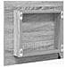 Specchio da Bagno LED Grigio Sonoma 40x8.5x37 cm Legno Ingegnerizzato - Foto miniatura 6