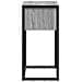 Tavolino Grigio Sonoma 100 x 36 x 75 cm Legno multistrato - Foto miniatura 6
