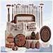 Set Di 42 Pennelli Per Trucco - Collezione Completa Di Pennelli Cosmetici Brown - Foto miniatura 4