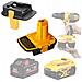 Adattatore Per Batterie Dewalt E Milwaukee 18v Dm18d - Compatibile Con Utensili Dewalt 18v | Montaggio Facile | Alta Efficienza - Foto miniatura 1