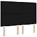 Testiera LED con luci a strisce a LED Nero 144 cm Poliestere - Foto miniatura 7