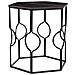 Set Tavoli 2 Pezzi Metallo Nero 34x34x52h-39x39x57h Cm - Foto miniatura 5