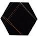 Set Tavoli 2 Pezzi Metallo Nero 34x34x52h-39x39x57h Cm - Foto miniatura 8