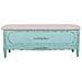 Panchina In Legno Blu 120x43x48 - Foto miniatura 2