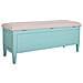 Panchina In Legno Blu 120x43x48 - Foto miniatura 4