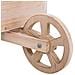 Carrello Portafiori In Legno Marrone 48x19,1x22,4h - Foto miniatura 7