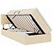 Letto con contenitore e materasso Crema 90 x 190 cm - Foto miniatura 1