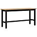 Panchina da pranzo Rovere artigianale 100 x 32,5 x 48,5 cm - Foto miniatura 1