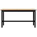 Panchina da pranzo Rovere artigianale 100 x 32,5 x 48,5 cm - Foto miniatura 4