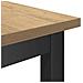 Panchina da pranzo Rovere artigianale 100 x 32,5 x 48,5 cm - Foto miniatura 6