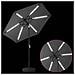 Parasol da Giardino con Luci LED 230 x 230 cm Poliestere - Foto miniatura 3