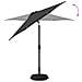 Parasol da Giardino con Luci LED 230 x 230 cm Poliestere - Foto miniatura 6