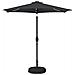 Parasol da Giardino con Luci LED 230 x 230 cm Poliestere - Foto miniatura 1