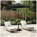 Parasol da Giardino con Luci LED 230 x 230 cm Poliestere - Foto miniatura 7