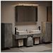 Set di mobili per il bagno 6 pcs Grigio Cemento - Foto miniatura 4