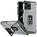 Custodia Rigida Con Supporto A Cavalletto Per Iphone 13 Pro Verde - Foto miniatura 1