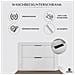 Set di mobili da bagno, Bianco opaco, 80/52/41 cm e 35/139/31 cm, Mobile sottolavabo, mobili da bagno, armadio alto, armadio da bagnoMobileda bagno - Foto miniatura 7