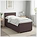 Letto box spring con materasso Marrone Scuro 90 x 190 cm - Foto miniatura 4