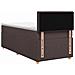 Letto box spring con materasso Marrone Scuro 90 x 190 cm - Foto miniatura 9