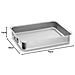 50570 - Teglia da forno 70x45 INOX - Foto miniatura 2