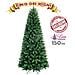 Albero Di Natale SLIM Pino dei Sogni Altezza 150 cm 425 Rami Eco - Foto miniatura 1