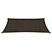 Vela Parasole 160 g / m² Marrone 6x8 m in HDPE - Foto miniatura 3