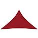 Parasole a Vela Oxford Triangolare 5x5x6 m Rosso - Foto miniatura 1