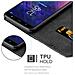 Custodia Compatibile Con Samsung Galaxy A6 Plus 2018 In Oro Rosato Nero - Coperchio Protettiva Con Chiusura Magnetica, Funzione Stand E Tasca Per Le Carte - Foto miniatura 5