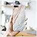 Custodia Compatibile Con Apple Iphone 8 Plus / 7 Plus / 7s Plus In Marmo Bianco Rosa No. 21 - Coperchio Protettivo In Silicone Tpu Con Motivo A Mosaico - Foto miniatura 6