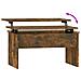Tavolino Rovere Fumo 80x50,5x41,5 Cm In Legno Multistrato - Foto miniatura 2