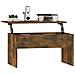 Tavolino Rovere Fumo 80x50,5x41,5 Cm In Legno Multistrato - Foto miniatura 4