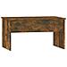 Tavolino Rovere Fumo 80x50,5x41,5 Cm In Legno Multistrato - Foto miniatura 8